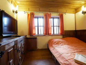 Guest house Zheravna – revival-era replicas of cupboards and trunks in pine with raised grain, photo 2